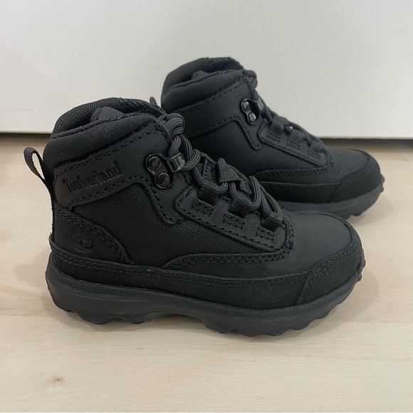 NEW Timberland Toddler Infant Size 6 Converge Mid Hiking Boots TB0A63CY001 Black - Picture 1 of 12